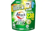 アタック 【大容量】抗菌EX 部屋干し用 高湿度90%密集干しでも天日干し級に強力消臭 洗濯洗剤 液体 つめかえ用2380ｇ