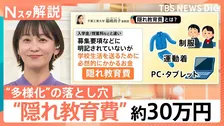 入学前に30万円？国公立高でもかかる「隠れ教育費」の実態　物価高に加え制服代高騰の背景に“多様化”の落とし穴【Nスタ解説】