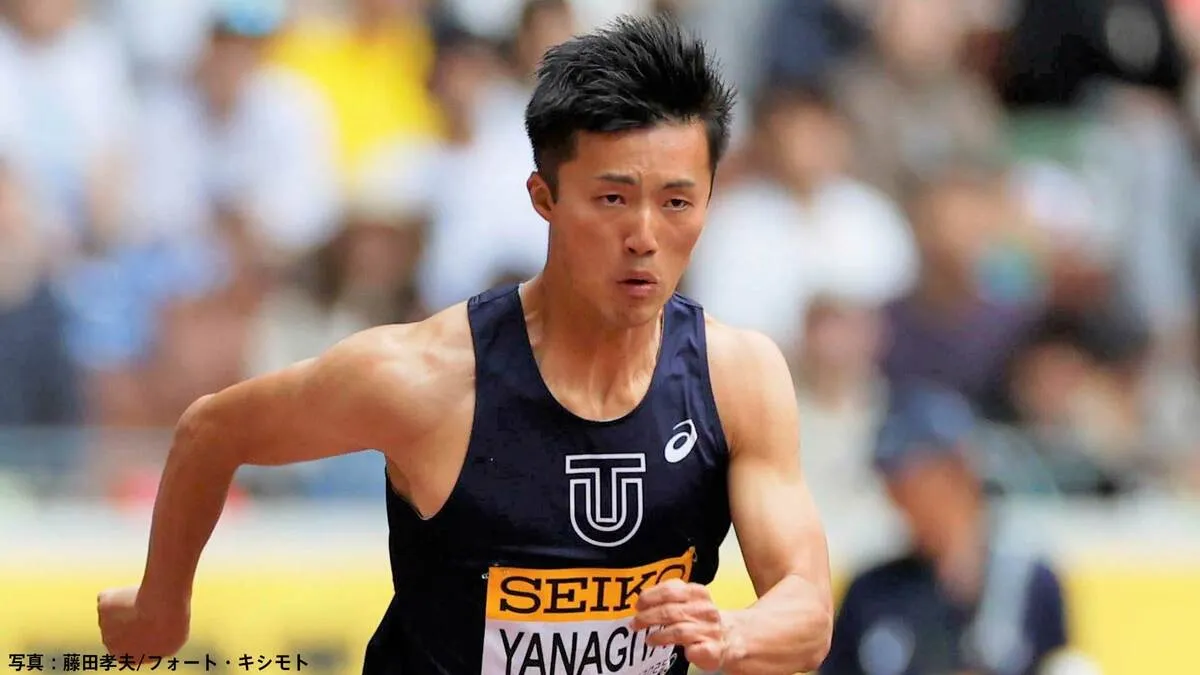 男子100m準決勝　連覇狙う栁田大輝が組1着でファイナルへ　東田旺洋は組3着もタイムで拾われる【陸上・アジア選手権】