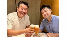 「何年ぶりだろう」【花田虎上】 久々の“息子と2人サシ飯”を報告　フカヒレ＆キャビア麺を絶賛 「凄い食欲」と成長に感無量