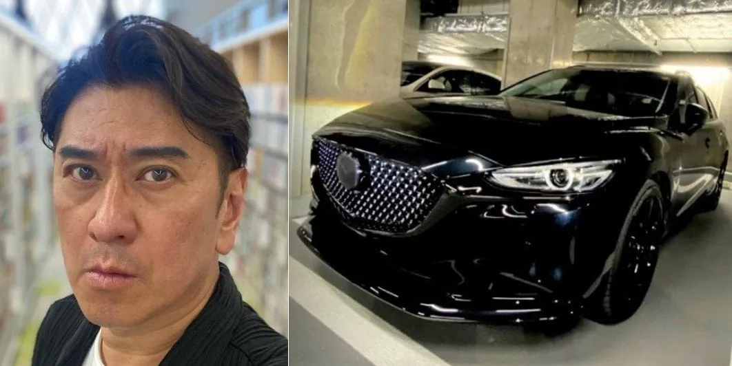 【 川﨑麻世 】　「全く飽きが来ない大好きなMAZDA6」　愛車で妻と図書館へ