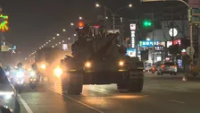 台湾最大級の軍事演習はじまる 市街地を戦車が走行 中国による侵攻などを想定