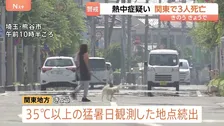 いずれも熱中症の疑い 関東地方で3人死亡　あす22日も厳しい暑さ「熱中症警戒アラート」九州～東北の41都府県・41地域に