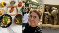 【 川﨑麻世 】マルシェで購入した松茸で“秋の味覚満載”の豪華朝ごはん　妻・花音さんとの仲良し買い出し＆手料理を公開「妻に感謝してます」