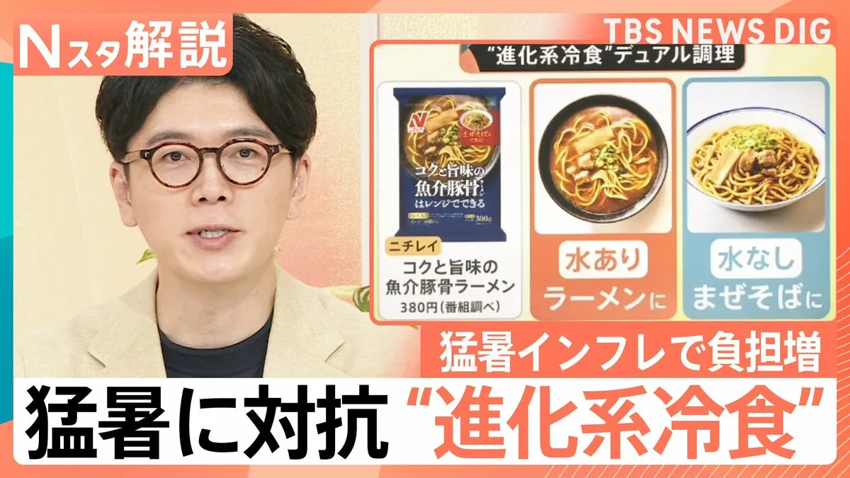 猛暑で家計を直撃！月3512円の支出増…“進化系冷食”で猛暑に対抗【Nスタ解説】