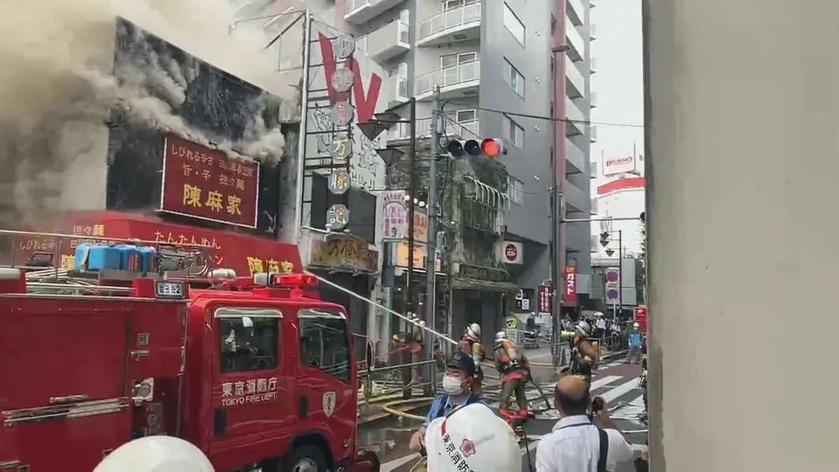 【速報】「鍋から目を離していたら火が」東京・三軒茶屋の飲食店から出火　これまでにけが人・逃げ遅れなし　東京消防庁