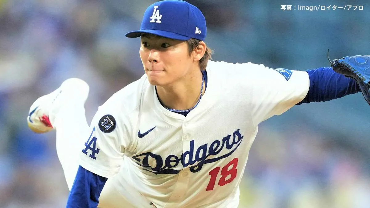 山本由伸 7回8K1失点、自己最多8勝目の権利を得て降板、4回以降はパーフェクト 大谷は3試合ぶりの30号で援護