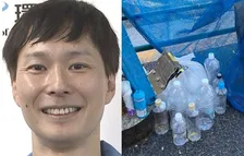 【 ごみ清掃芸人 】風の強い季節「風が吹くと飛んでいってしまうので、網に入れたり、箱や袋にペットボトルを入れてくれると助かります」 【マシンガンズ滝沢】