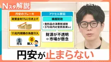 約39年半ぶり円安 なぜ止まらない？専門家「最悪の場合 1ドル＝170円になる可能性も」【Nスタ解説】