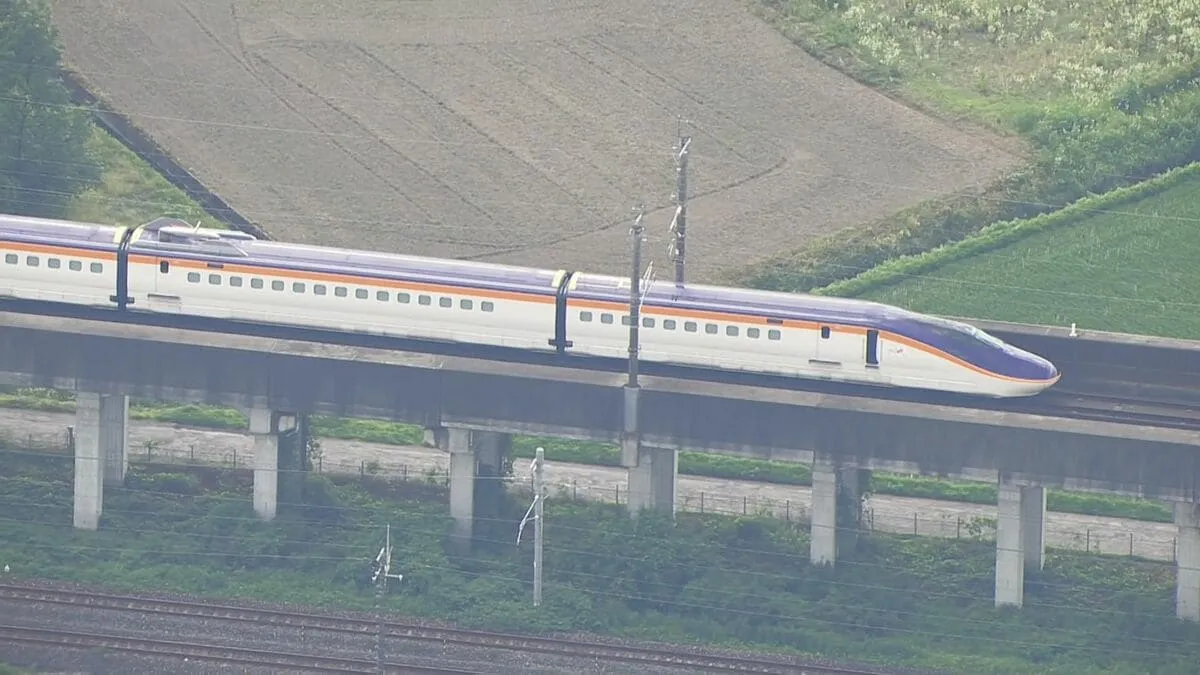 東北新幹線一部区間で運転見合わせ　トラブルの回送列車は「試運転中」… 鉄道車両メーカーが納品した“新しい車両”　東北新幹線など計80本運休し約5万4700人に影響