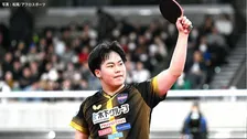 18歳の松島輝空、大会連覇達成 ！ パリ五輪代表・篠塚大登にストレートの快勝でアジア大会代表内定【全日本卓球選手権】