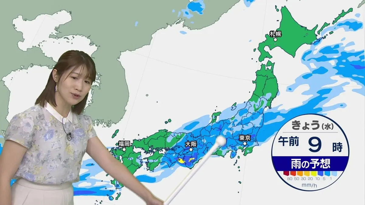 きょうも西日本を中心に非常に激しい雨が降るおそれ　九州南部では土砂災害に厳重な警戒を　台風1号発生の可能性も
