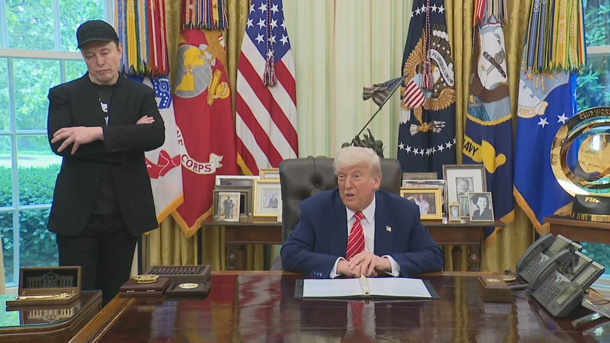 トランプ大統領　マスク氏の「批判後悔」表明に「良いことをした」と評価