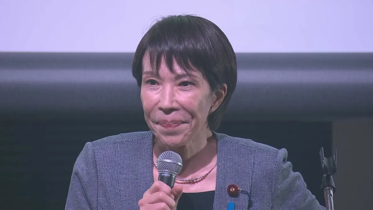 自虐？自民・高市総裁「総理にはなれないかもしれない女」と挨拶