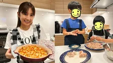 【 小倉優子 】 　子どもたちと作った手作り焼売を披露「三男の焼売、可愛い」　愛あふれる食卓に「これ以上に美味しい料理はない」と称賛の声