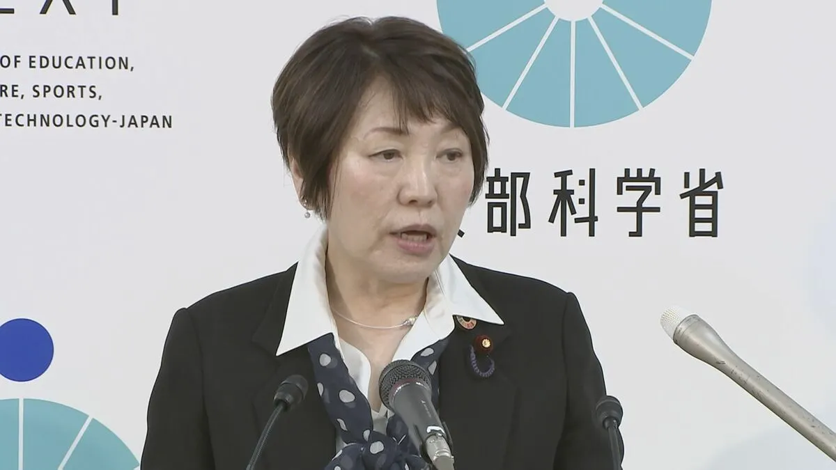 小中学生の学力調査結果　5教科中4教科で3年前から下落　阿部文科大臣「重く受け止める」　
