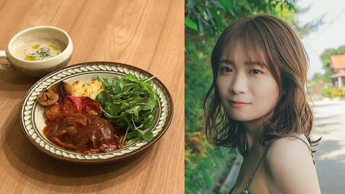【秋元真夏】「#ご飯も進みました」　食欲そそる“煮込みハンバーグ”と“マッシュルームポタージュ”を披露　「割烹まなつ」シリーズが話題