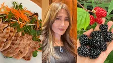 【 工藤静香 】　手作りの「豚＆鶏の肉料理」レシピを公開　自家製ブラックベリーの豊作も報告