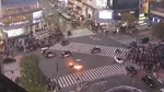 【速報】渋谷スクランブル交差点でペットボトルに入った液体まいたか　火をつけたとみられる50代の男確保　けが人なし