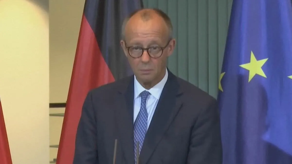 独メルツ首相「イスラエルへの軍事装備品の輸出承認しない」イスラエル支持のドイツが異例の措置　ガザ市の制圧計画の承認受け