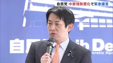 中東情勢の悪化うけ自民党が緊急提言まとめる　原油・食料の輸送へ「政府再保険の仕組み検討を」