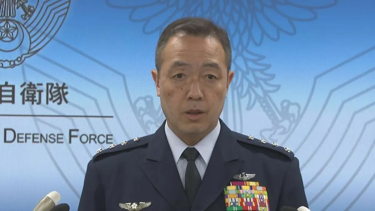 【速報】愛知・犬山市 自衛隊機T-4練習機の墜落事故でパイロット2名の死亡確認　航空自衛隊トップの内倉浩昭航空幕僚長が発表