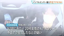 「プライベートな部分について知りたかった」インフルエンサーになりすまし20代女性のXに不正アクセスか　会社役員の男（34）逮捕　100人以上に繰り返したとみて捜査　警視庁