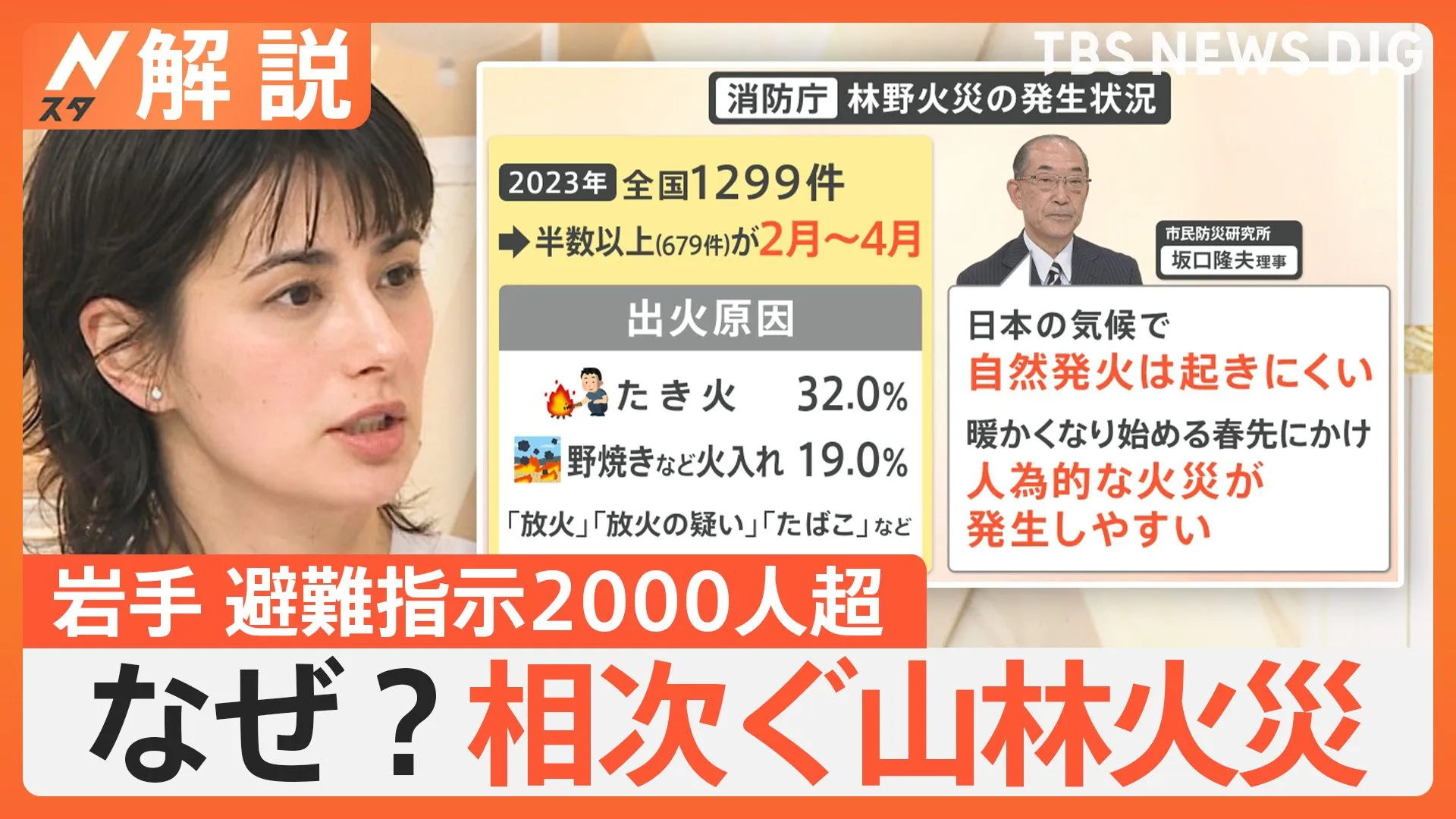 岩手・大船渡の山林火災 避難指示2000人以上、なぜ相次ぐ？ 消火活動を阻む壁【Nスタ解説】