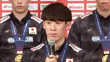 石川祐希「五輪でメダルを取るのが最終目標」髙橋藍「メダルだけを考えて頑張っていきたい」【優勝会見】