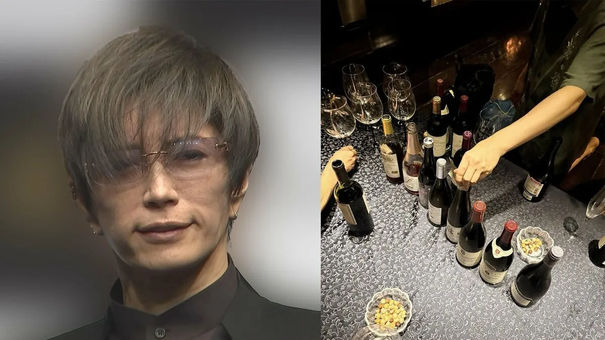 【 GACKT 】　「夜中の2時に突然、スイッチが入ってしまった」　6人を緊急招集　16本のワインを開け朝まで語り合う　即興ワイン会開催