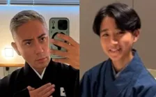 【 市川團十郎 】「勸玄、新之助、打ち合わせ中、」勸玄さんの貴重なショットを公開に「はにかんだ笑顔が素敵です」「麻央さんも微笑んで居られるような気持ちがします」