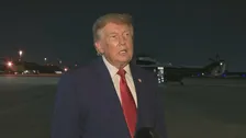 トランプ大統領「法律は厳格だ」 3期目の出馬に否定的な見解