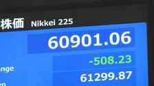 【速報】日経平均 一時500円以上値下がり　6万1000円台割り込む場面も
