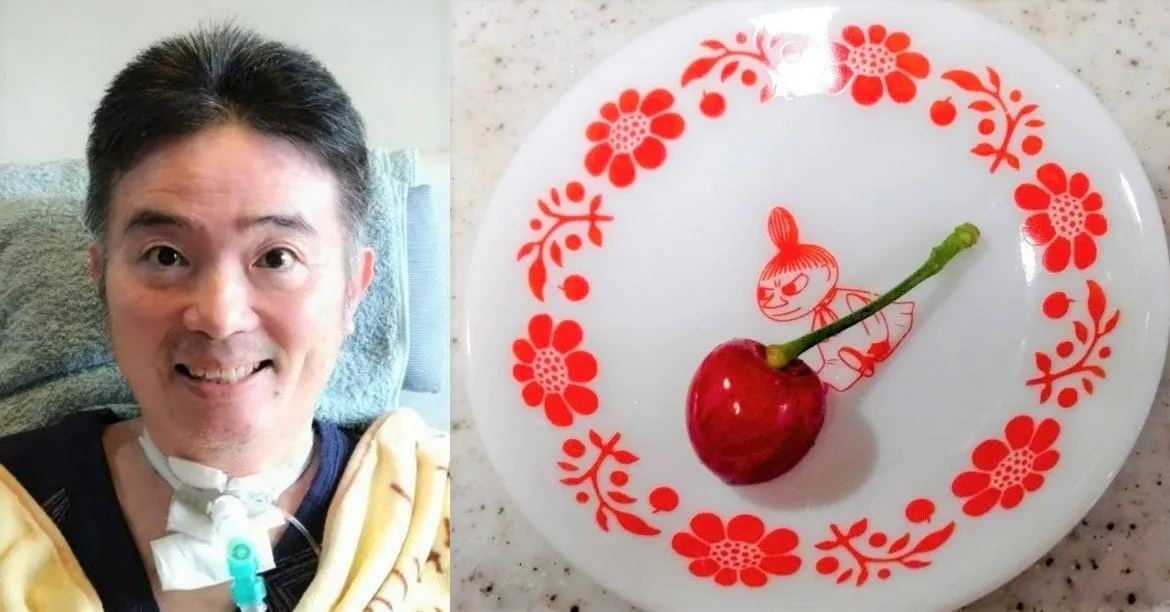 【ニャンちゅう】声優・津久井教生さん　「鳥さん、ごめんね～」　楽しみにしていたサクランボを妻と半分こ　「季節のものが食べられるって素敵です」　【ALS闘病】
