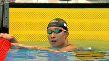 35歳・鈴木聡美、100m平泳ぎ予選で自身の大会記録に迫る1分06秒49　全体トップで決勝へ　通算11個目メダル狙う【アジア大会】