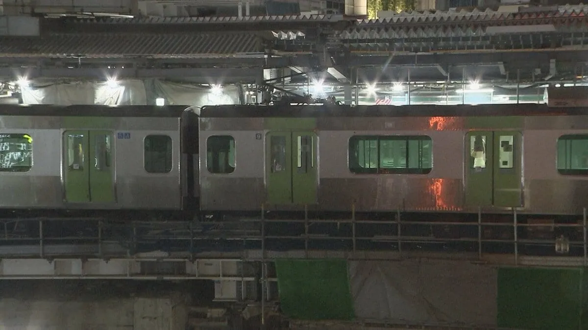 【速報】JR山手線外回り　7時ごろ運転再開見込み　パンタグラフの部品の一部に異常　新橋駅付近の架線設備に異常