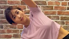【 中川安奈 】人生初ピラティス「身体がスッキリ整った感じがします」　ファン反響「足指が長くてとっても綺麗」「美しすぎます」