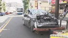 【速報】77歳女性が死亡 13人けが　防犯カメラに猛スピードの車…77歳男性運転の乗用車がバスなど複数台に衝突 神奈川・藤沢市