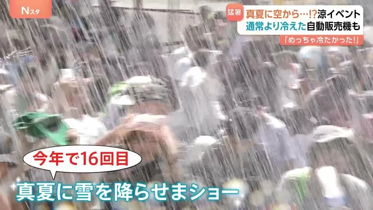 猛暑復活！日本一暑い街では空から雪が降ってくる？！さらに企業も新戦略！マイナス4℃の冷え冷え生ビールに「うま！」