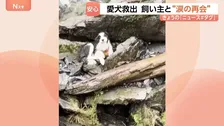 ニュージーランドで愛犬「モリー」救出の瞬間　滝に落ちた飼い主の女性と感動の再会　ヘリコプターの捜索費用約100万円は寄付で