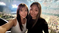 【 中川安奈 】　安藤美姫と〝丸一日デート〟　仲良しショット公開　「ライブ前にお茶、終わってからの夜ごはん 」