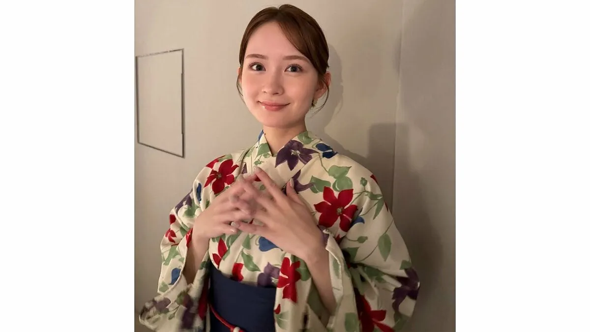 【 畑芽育 】 「プライベートでも浴衣着れました」　浴衣姿で花火大会を満喫