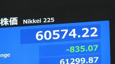 【速報】日経平均 一時800円以上値下がり　6万1000円台割り込む場面も