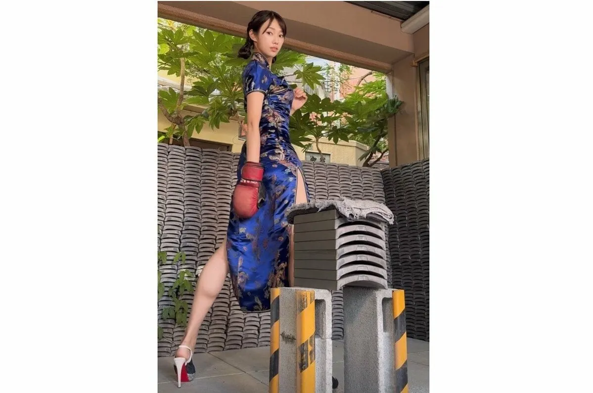 【 堀江聖夏 】　「少しずつ身体が変わってきて嬉しい！」　トレーニング法を公開　【チャイナドレスで“ 瓦割り ”アナ】