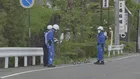 交通違反取締中の男性警察官が停止に応じなかった車に引きずられ重傷　殺人未遂などの容疑で運転手の行方追う　群馬・渋川市