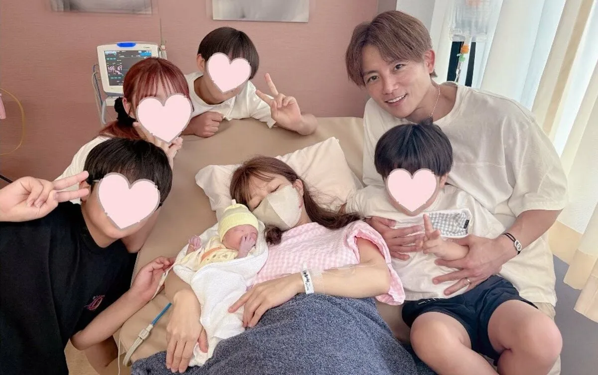 【 辻希美 】　第５子を出産　「18年ぶりの小さな小さな女の子」「家族みんなに囲まれての出産をすることができ、最高に幸せなお産でした♥♥」