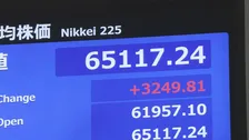 【速報】日経平均株価、3200円超値上がり　国内外の企業決算の好調受け