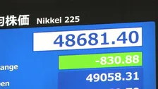 【速報】日経平均株価一時800円超安　AI・半導体関連株が再び重しに
