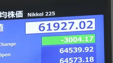 日経平均、約2か月ぶり安値…一時3000円超値下がり　AI・半導体関連中心に多くの銘柄に売り注文広がる　「キオクシアHD」は一時ストップ安