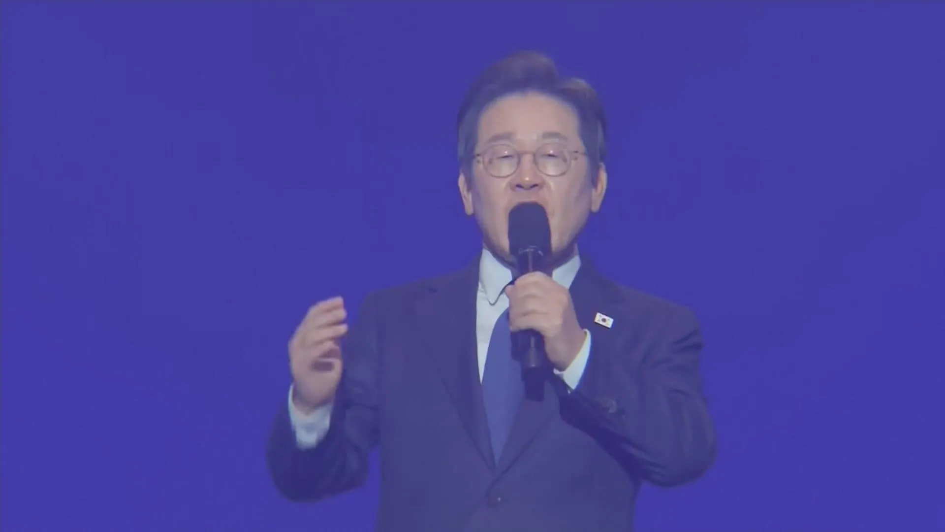 韓国最大野党　大統領選候補に李在明氏を選出